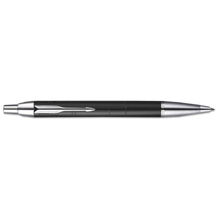 TOSAFOS PAR Black & Chrome Trim Barrel IM Retractable Ballpoint Pen, Black Ink TO2659709